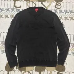 00's GUESS エンボスロゴ スウェット ブラックのサムネイル