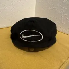 NIKE　ヴィンテージ　ハンチング　キャスケット　黒　XL相当　やや形崩れ有
