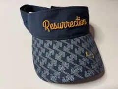 ★未使用品！resurrection レザレクション,サンバイザー,ネイビーのサムネイル
