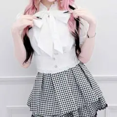 MA＊RS mars マーズ　短丈ボウタイブラウス　ブラウス　ロリィタ　ロリータ