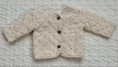 H&M ベビーアウター キルティングジャケット 2-4m/62cm 花柄