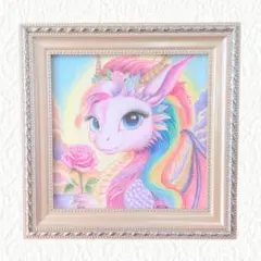 開運風水絵画 sino様 龍 シマエナガ サイン入り - メルカリ