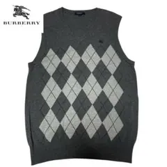 BURBERRY バーバリー ロンドン コットン100% アーガイル ベストのサムネイル