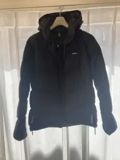 XLARGE ブラック ダウンジャケット フード付き