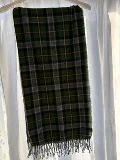 緑系チェック柄アクリルストール