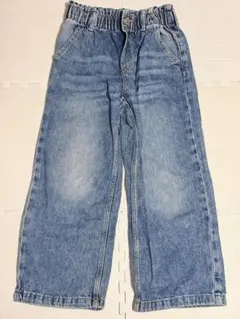 H&M ワイドレッグ デニムパンツ 120cmのサムネイル