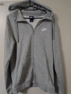NIKE クラブ フレンチテリー ジップパーカー グレー M