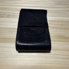 IL BISONTE レザーシガレットケース 黒