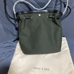 TOUT Y EST オリーブグリーン トートバッグ