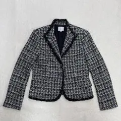 ✨極美品✨ 自由区　ツィードジャケット　Lサイズ　入学式　フォーマル　スーツ