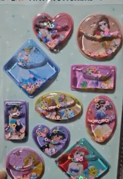 ディズニープリンセスウォーターシールセット