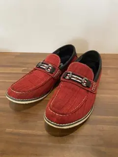 glanges roots グランジェスルーツ 26.5口 ーファー 赤