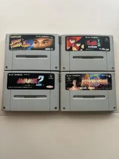 スーパーファミコン 4本セット　らんま　ストリート　餓狼伝説　アストラルバウト