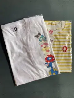 ミャクミャク　サンリオ　Tシャツ Mサイズ　ボーダー150 新品未使用　計２枚