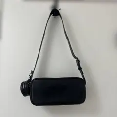 LEPSIM ブラック ショルダーバッグ 合成皮革
