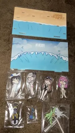 [中古]NIKKE コミケ C102限定 水着アクリルスタンドセット