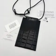 新品正規品 Maison Margiela スマートフォンポーチ クロコ型押し