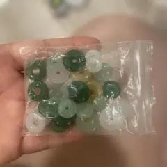 天然石風ビーズセット 約20個