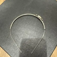 エレガントなパールクリスタルヘアバンド
