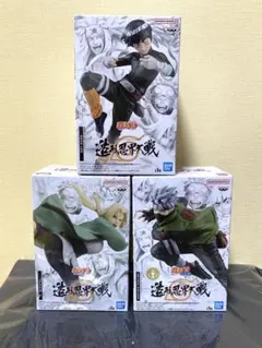 NARUTO ナルト 疾風伝 造形忍界大戦 フィギュア ロックリー、綱手、カカシ