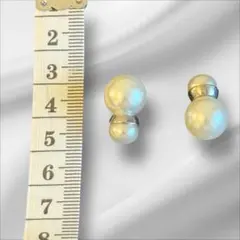 【匿名配送】送料込み★パール調ボール型イヤリング