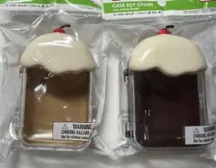 フロート型 ケース 2個セット茶・モカ　　DAISOのサムネイル