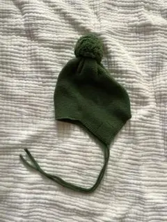 birinit ニットボンネット　green