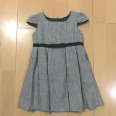 千鳥格子柄 ワンピース フォーマル100A