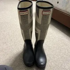 ハンター　HUNTER　レインブーツ　ユニオンジャック　UK6 限定品　長靴 ハンター HUNTER レインブーツ ユニオンジャック UK6 限定品 長靴