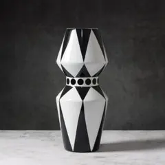 花瓶 和モダン モノトーン 高級 花器 モノトーン フラワーベース 陶器 水玉 花瓶 和モダン モノトーン 高級 花器 モノトーン フラワーベース 陶器