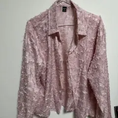 MANFINITY 長袖シャツ ピンク L