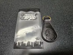 GHOSTEXPOD 本革キーホルダー Black