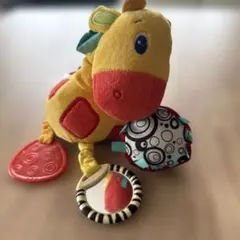 Bright Starts キリン 知育玩具 ラトル ミラー
