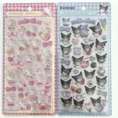 ボンボンドロップシール　サンリオ　ハローキティ　クロミ　2点セット　まとめ売り