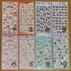 【正規品】ボンボンドロップシール サンリオ第二弾 ミニ8枚セット