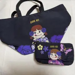 ANNA SUI ぺこちゃんコラボ トートバッグ・ポーチセット