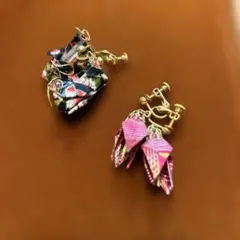 ハンドメイド イヤリング　2点セット