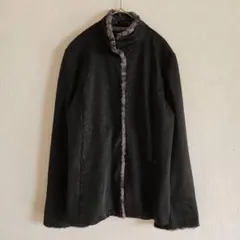 【PINORE】（M-L）ボアトリミングスタンダードカラーモッズコート