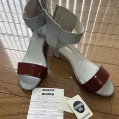 HIROKO BIS 茶とグレー サンダルのサムネイル