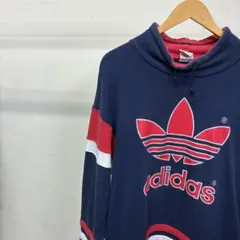 80~90s adidas アディダス トレーナー 銀タグ デサント