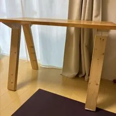 古彩 無垢天然木 デスク 幅130奥行60 ② - メルカリ