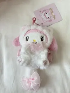 サンリオ　マイメロディ　マスコットホルダー　ミルキーこねこデザインシリーズのサムネイル