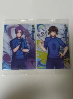 2枚セット　蜂楽廻　御影玲王　ブルーロックウエハースカード