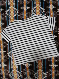 無印良品 ボーダーシャツ