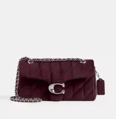 COACH コーチ タビー ショルダー バッグ 26キルティング　レディース