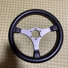 超小径ハンドル23パイ本物OBAベース 街道レーサー 旧車 当時物 昭和