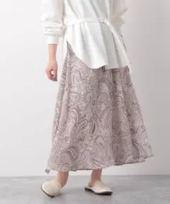 PAGEBOY フレア　ロング　スカート