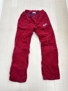 DOUBLE B コーデュロイパンツ 赤