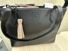 DAKS トートバッグ 牛皮　ブラック タッセル付きのサムネイル