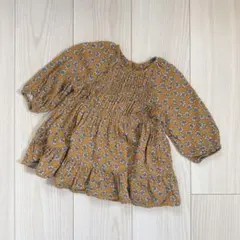 ZARA 花柄　ワンピース 12-18ヶ月